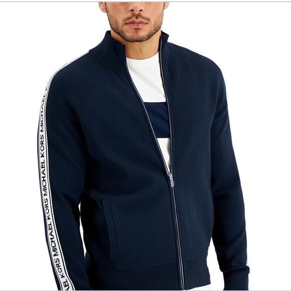 Michael Kors Men’s Logo Tape Jacket M - Picture 11 of 15